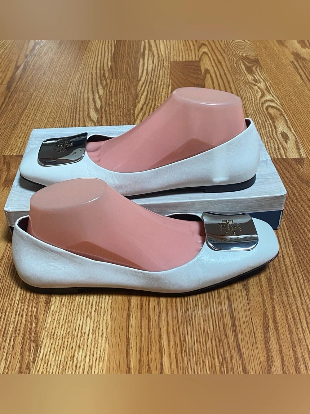 Tory Burch Georgia leather ballet flats